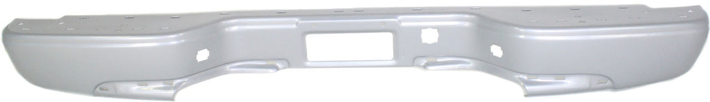 SILVERADO/SIERRA 99-06 STEP BUMPER, FACE BAR ONLY, w/o Pad, w/ Pad Provision, w/o Mounting Bracket, Silver, Fleetside, Includes 2007 Classic