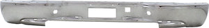 SILVERADO/SIERRA STEPSIDE 99-04 / TAHOE 00-06 STEP BUMPER, FACE BAR ONLY, w/o Pad, w/ Pad Provision, w/o Mounting Bracket, Chrome