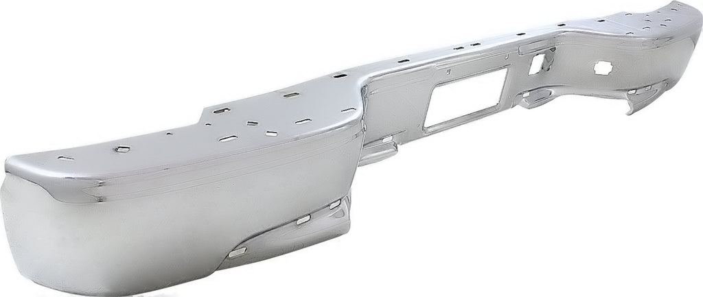SILVERADO/SIERRA STEPSIDE 99-04 / TAHOE 00-06 STEP BUMPER, FACE BAR ONLY, w/o Pad, w/ Pad Provision, w/o Mounting Bracket, Chrome