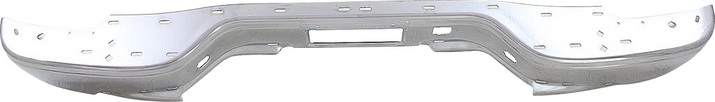 SILVERADO/SIERRA STEPSIDE 99-04 / TAHOE 00-06 STEP BUMPER, FACE BAR ONLY, w/o Pad, w/ Pad Provision, w/o Mounting Bracket, Chrome