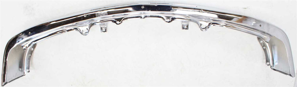 SILVERADO/SIERRA STEPSIDE 99-04 / TAHOE 00-06 STEP BUMPER, FACE BAR ONLY, w/o Pad, w/ Pad Provision, w/o Mounting Bracket, Chrome