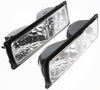 C/K FULL SIZE P/U 94-02 CRYSTAL CLEAR TURN SIGNAL LAMP RH and LH, Lens and Housing, Diamond Design, Black