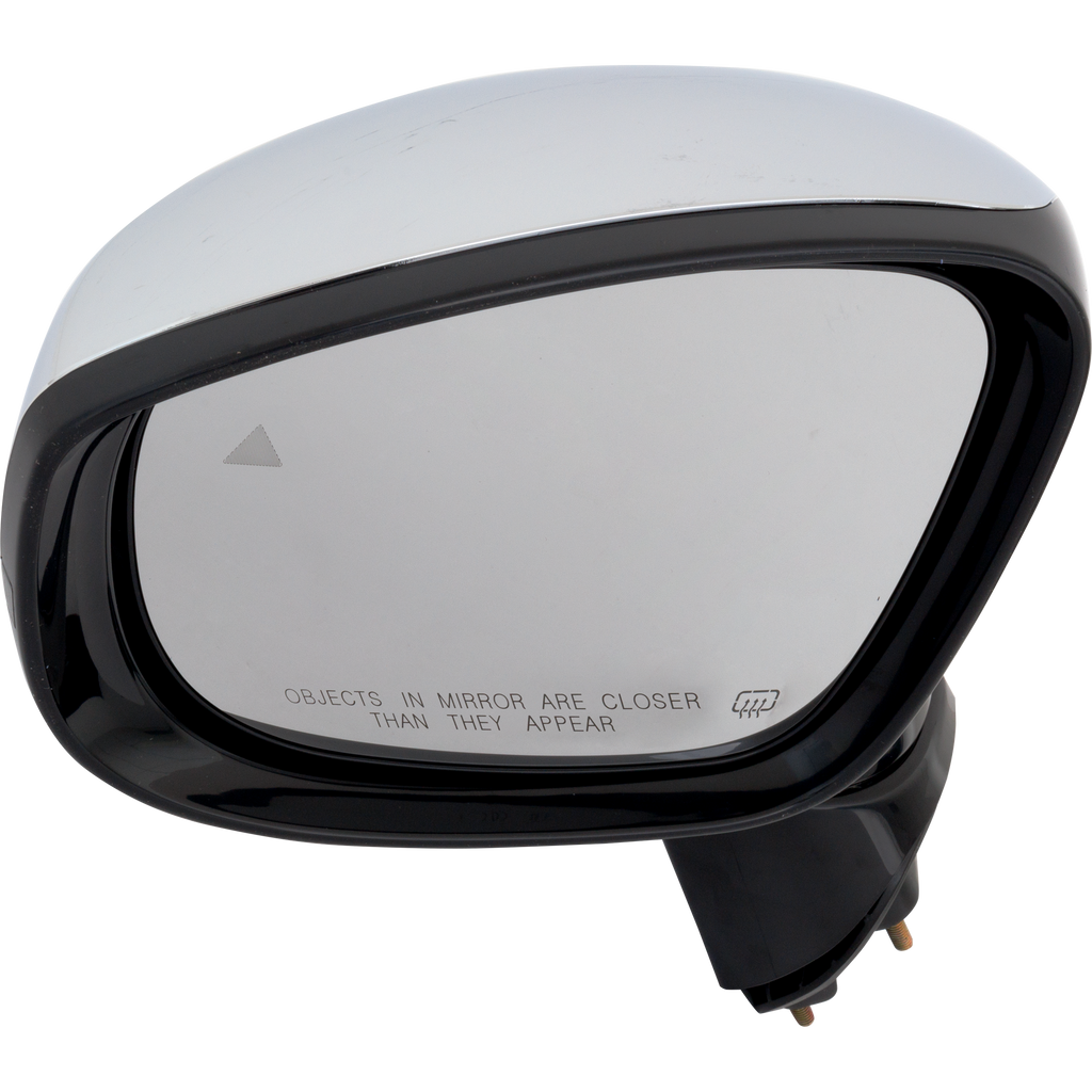 PACIFICA 20-21 MIRROR LH, Power, Power Folding, Heated, Chrome, w/ In-housing Signal Light, Memory, Puddle Light, BSD in Glass, w/o Auto-Dimming, Surround View Camera, (Exc. Hybrid Models)