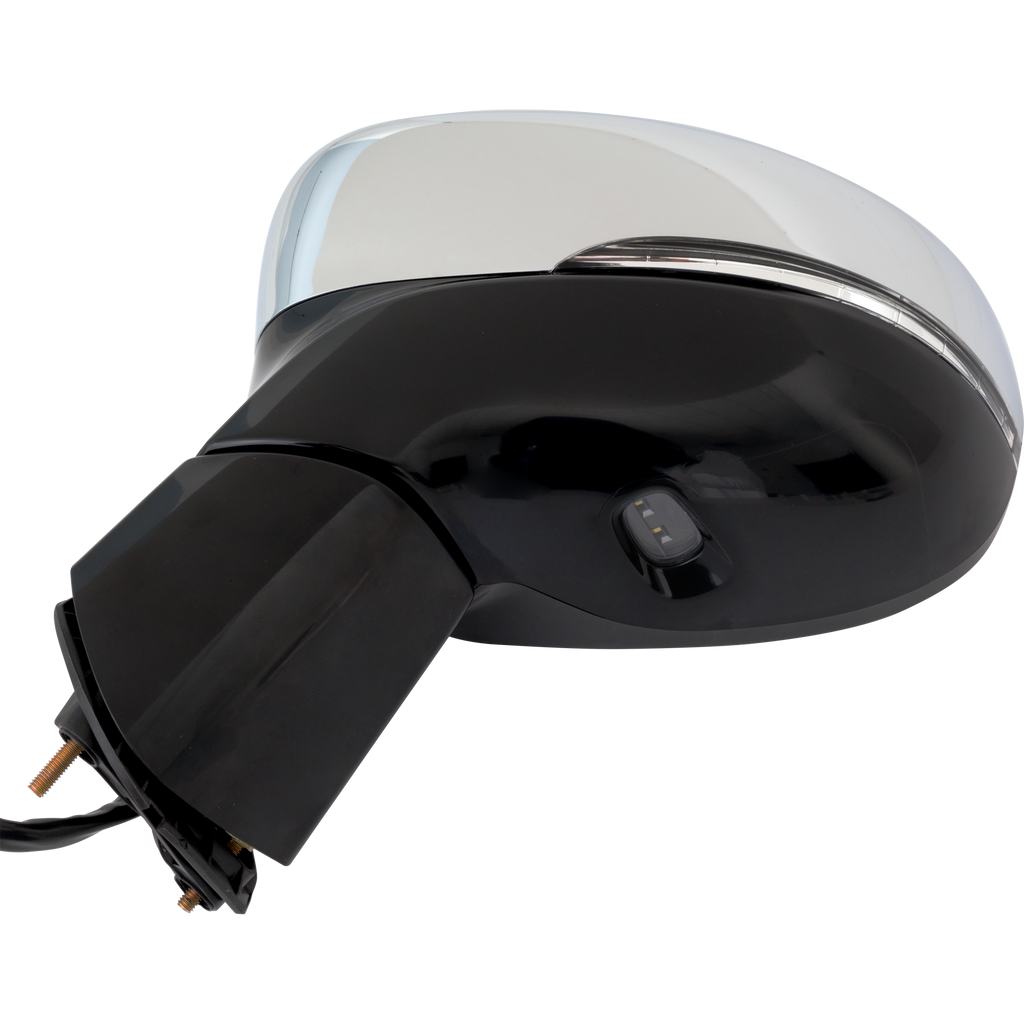 PACIFICA 20-21 MIRROR LH, Power, Power Folding, Heated, Chrome, w/ In-housing Signal Light, Memory, Puddle Light, BSD in Glass, w/o Auto-Dimming, Surround View Camera, (Exc. Hybrid Models)