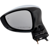PACIFICA 20-21 MIRROR LH, Power, Power Folding, Heated, Chrome, w/ In-housing Signal Light, Memory, Puddle Light, BSD in Glass, w/o Auto-Dimming, Surround View Camera, (Exc. Hybrid Models)