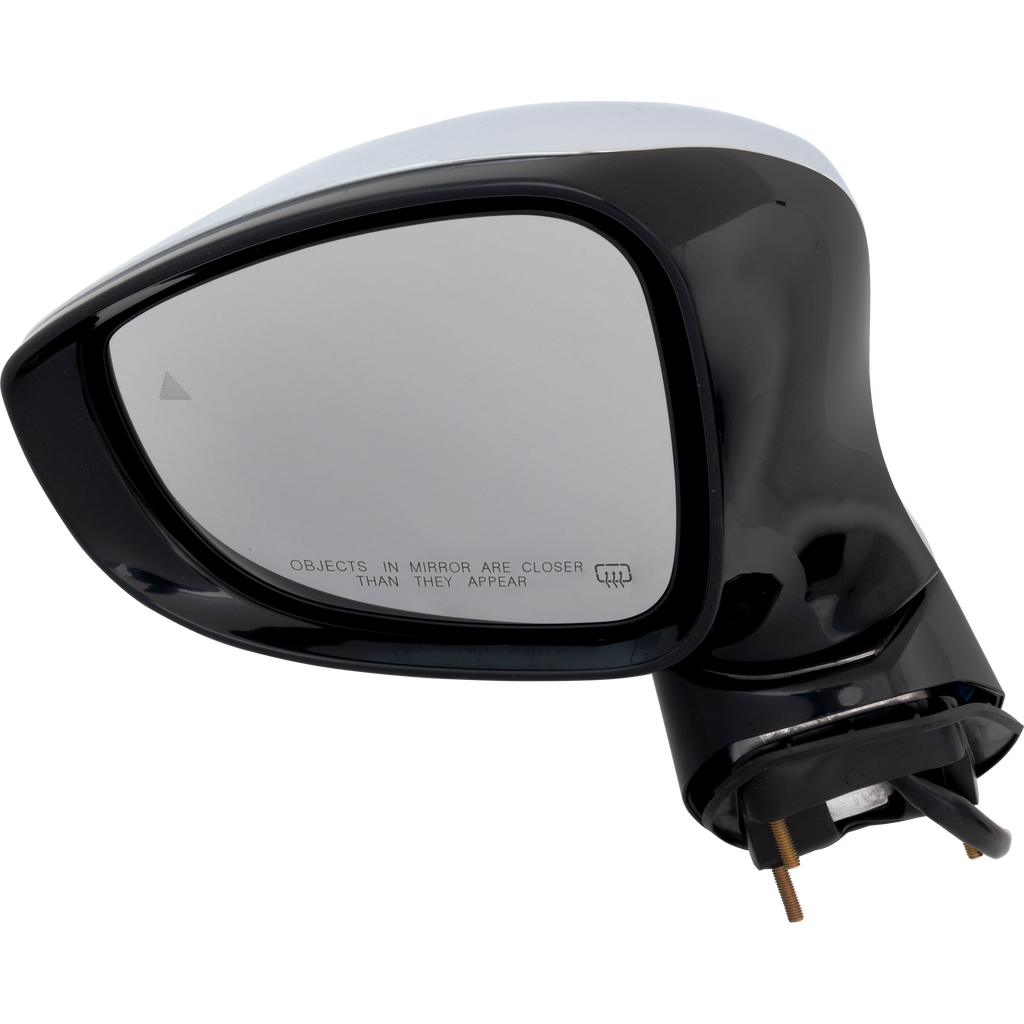 PACIFICA 20-21 MIRROR LH, Power, Power Folding, Heated, Chrome, w/ In-housing Signal Light, Memory, Puddle Light, BSD in Glass, w/o Auto-Dimming, Surround View Camera, (Exc. Hybrid Models)