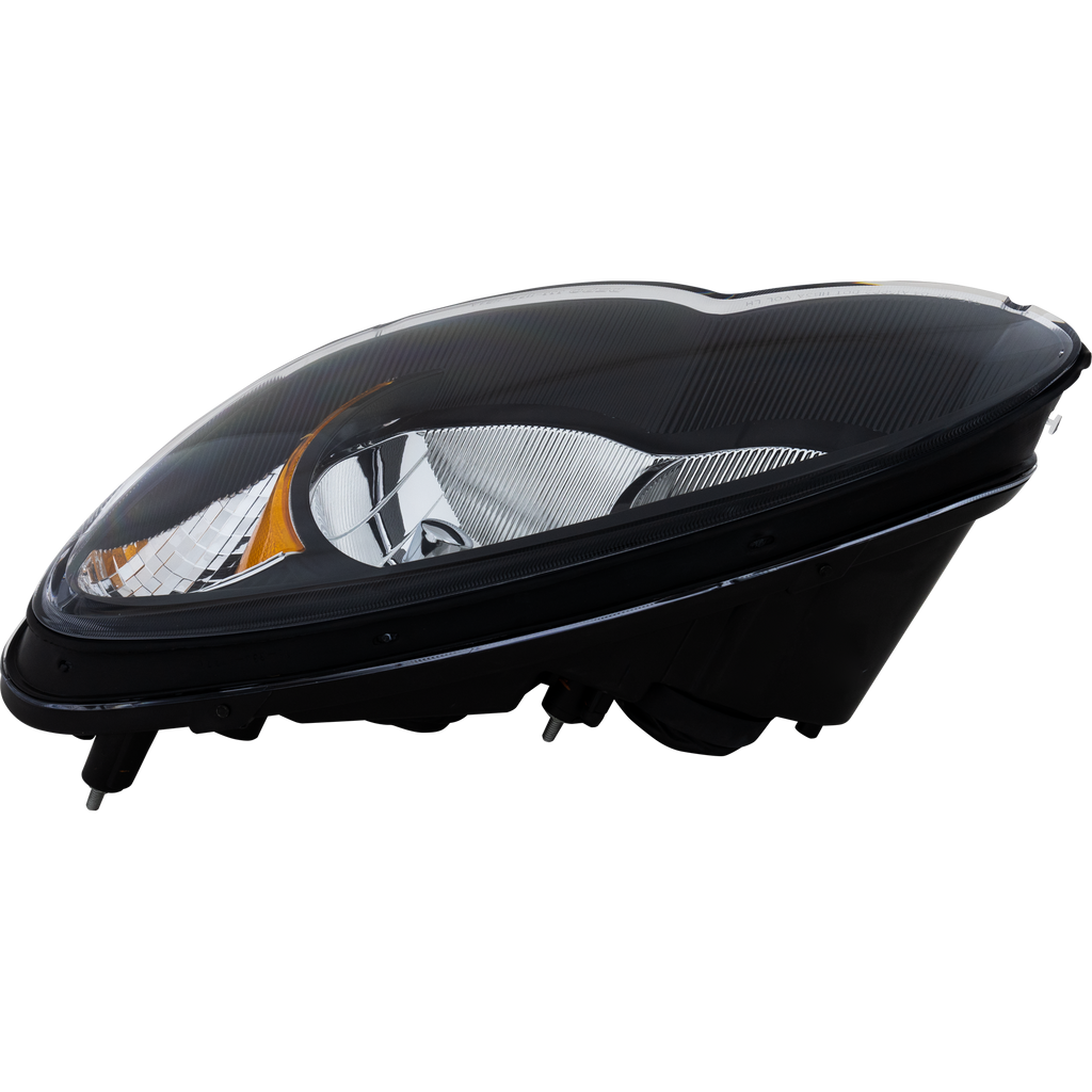 PT CRUISER 06-10 CLEAR HEAD LAMP RH AND LH, Lens and Housing, Black Bezel