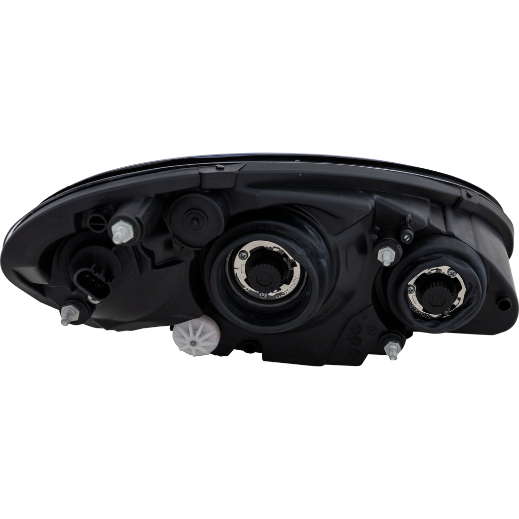 PT CRUISER 06-10 CLEAR HEAD LAMP RH AND LH, Lens and Housing, Black Bezel