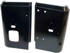 Black;Metal;Kit;Use Existing Hardware;Rear,Left & Right;Includes Left & Right Corner Panels