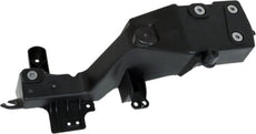 Black;Plastic;Front,Right;Use Existing Hardware;Right Headlamp Mounting Bracket; Located Below Headlamp;Sold Individually;1 year or 12,000-mile Crown limited warranty