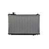 CSF RADIATOR, ALUMINUM CORE/PLASTIC TANKS, 1-ROW -- 15-3/4 x 29-1/16 x 5/8 in. core size, 29-1/2 x 1