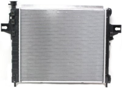 CSF RADIATOR, ALUMINUM CORE/PLASTIC TANKS, 1-ROW -- 23-1/4 x 20 x 15/16 in. core size, 23-1/4 x 20 x