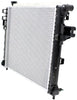 CSF RADIATOR, ALUMINUM CORE/PLASTIC TANKS, 1-ROW -- 23-1/4 x 20 x 15/16 in. core size, 23-1/4 x 20 x