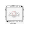 CSF RADIATOR, ALL METAL, 2-ROW -- 15-3/4 x 20-11/16 x 1-5/16 in. core size, 20-1/8 x 1-9/16 in. tank