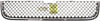 UPLANDER 05-09 FRONT BUMPER GRILLE, Lower, Chrome Shell/Textured Dark Gray Insert - CAPA