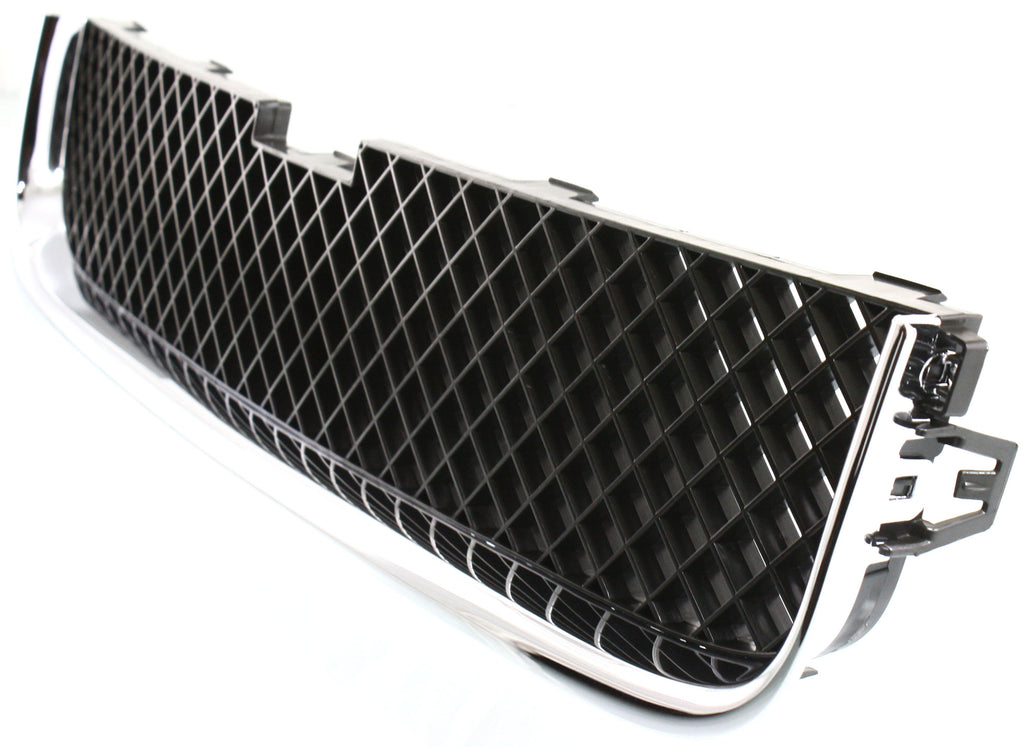 UPLANDER 05-09 FRONT BUMPER GRILLE, Lower, Chrome Shell/Textured Dark Gray Insert - CAPA