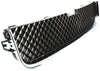 UPLANDER 05-09 FRONT BUMPER GRILLE, Lower, Chrome Shell/Textured Dark Gray Insert - CAPA
