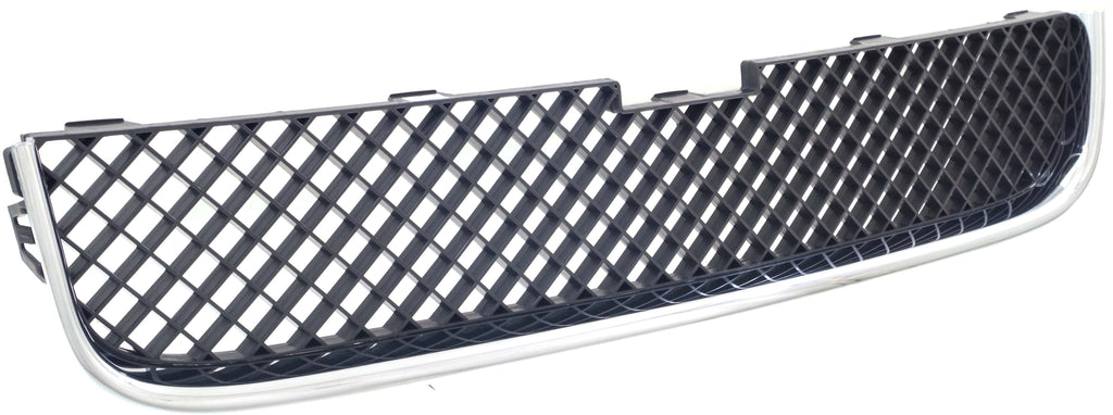 UPLANDER 05-09 FRONT BUMPER GRILLE, Lower, Chrome Shell/Textured Dark Gray Insert