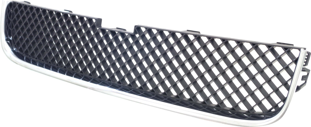 UPLANDER 05-09 FRONT BUMPER GRILLE, Lower, Chrome Shell/Textured Dark Gray Insert