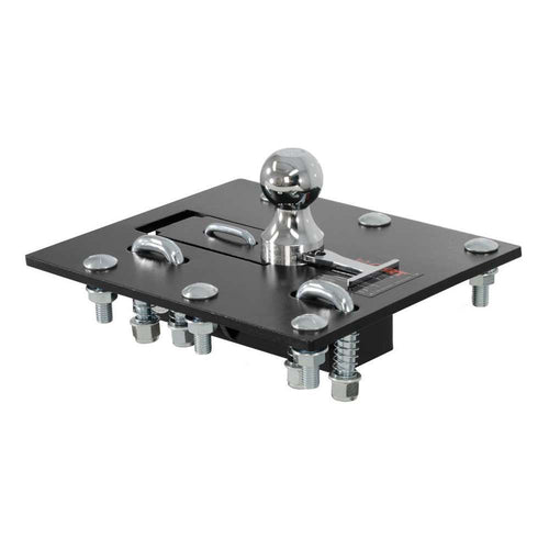 FOLDING BALL GOOSENECK HITCH ASSEMBLY