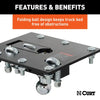 FOLDING BALL GOOSENECK HITCH ASSEMBLY