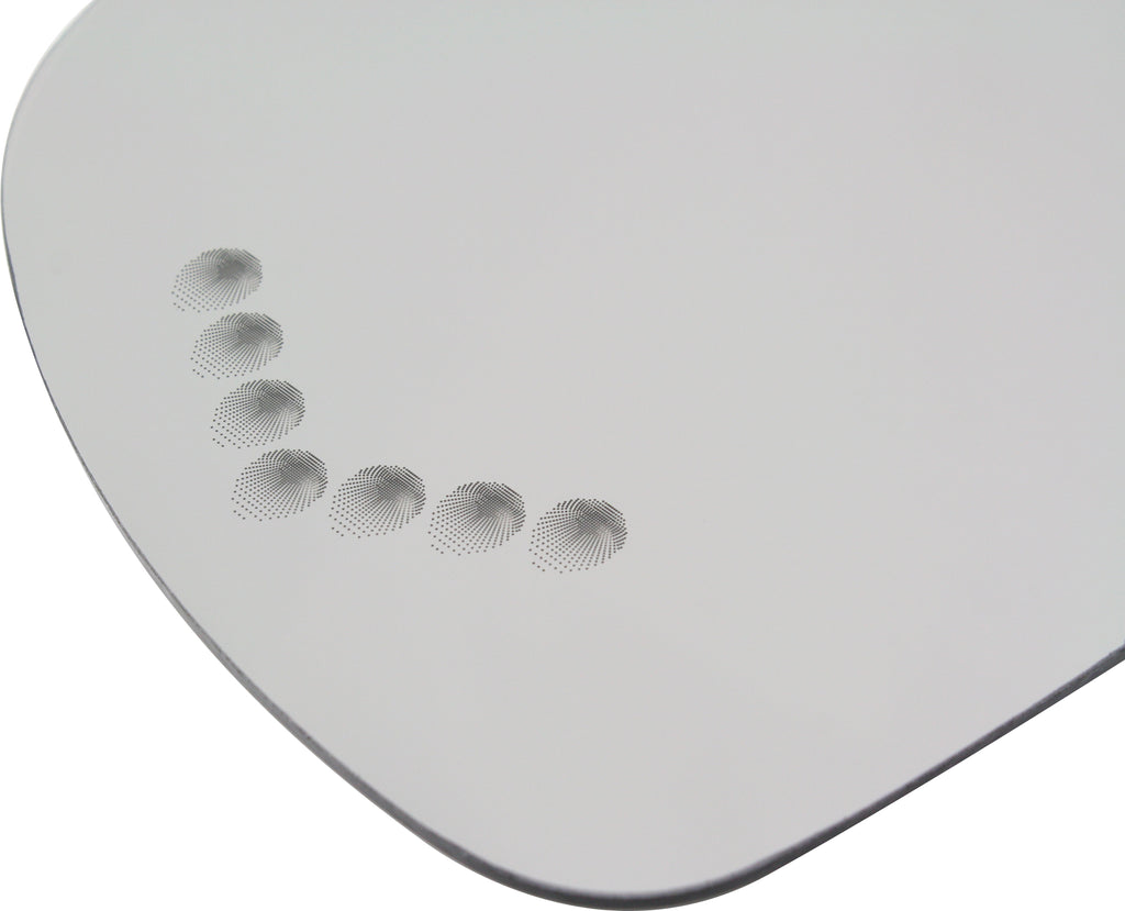 YUKON XL 00-06 MIRROR GLASS LH, Non-Towing, Heated, w/ Turn Signal, w/o BSD and Backing Plate, 2-pin connector