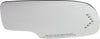 YUKON XL 00-06 MIRROR GLASS RH, Non-Towing, Heated, w/ Turn Signal, w/o BSD and Backing Plate, 2-pin connector