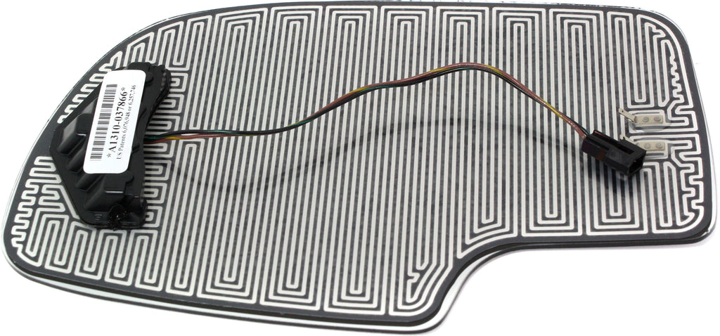 YUKON XL 00-06 MIRROR GLASS RH, Non-Towing, Heated, w/ Turn Signal, w/o BSD and Backing Plate, 2-pin connector