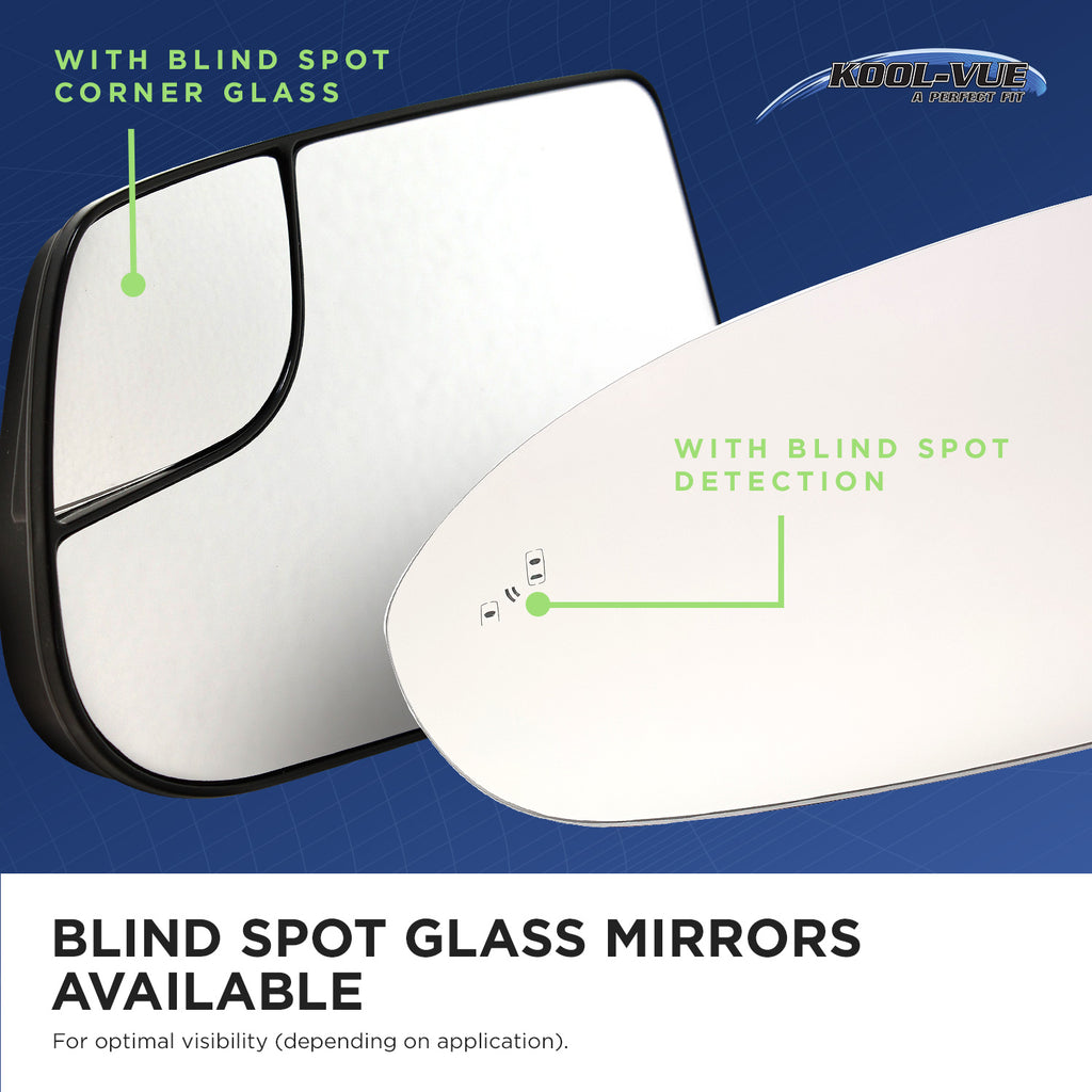 YUKON XL 00-06 MIRROR GLASS RH, Non-Towing, Heated, w/ Turn Signal, w/o BSD and Backing Plate, 2-pin connector