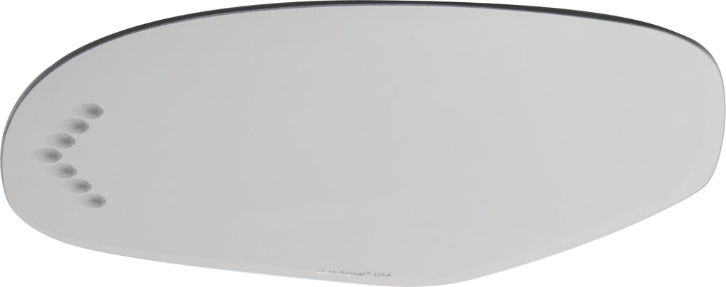 SUBURBAN 07-13 MIRROR GLASS LH, Non-Towing, Heated, w/ Turn Signal, w/o BSD and Backing Plate, 2-pin, 2 Heater Terminals