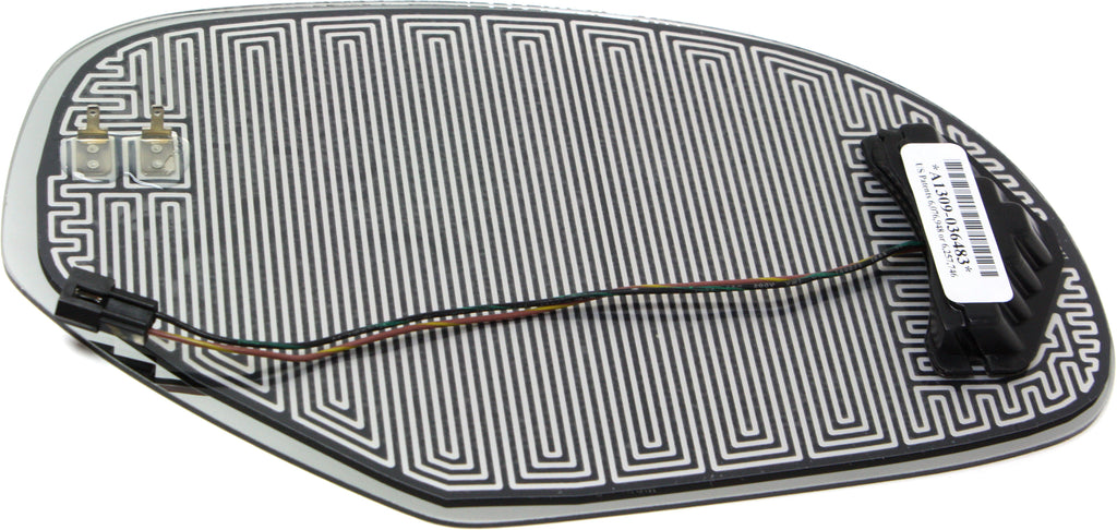SUBURBAN 07-13 MIRROR GLASS LH, Non-Towing, Heated, w/ Turn Signal, w/o BSD and Backing Plate, 2-pin, 2 Heater Terminals