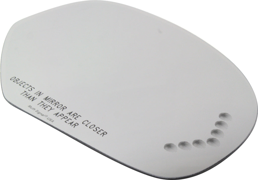 SUBURBAN 07-13 MIRROR GLASS RH, Non-Towing, Heated, w/ Turn Signal, w/o BSD and Backing Plate, 2-pin, 2 Heater Terminals