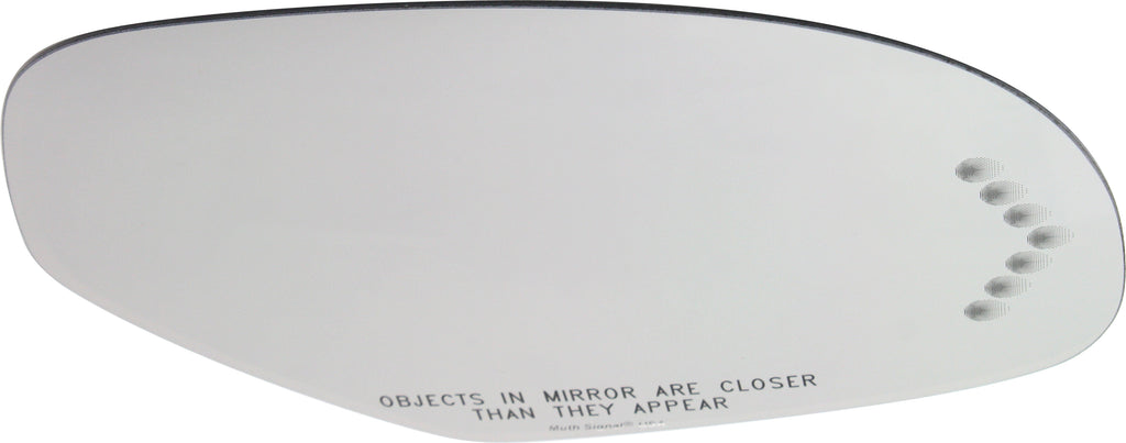 SUBURBAN 07-13 MIRROR GLASS RH, Non-Towing, Heated, w/ Turn Signal, w/o BSD and Backing Plate, 2-pin, 2 Heater Terminals