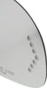 SUBURBAN 07-13 MIRROR GLASS RH, Non-Towing, Heated, w/ Turn Signal, w/o BSD and Backing Plate, 2-pin, 2 Heater Terminals