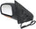 TRAILBLAZER 02-03 MIRROR LH, Power, Manual Folding, Heated, Textured, w/ Signal Light, w/o Memory