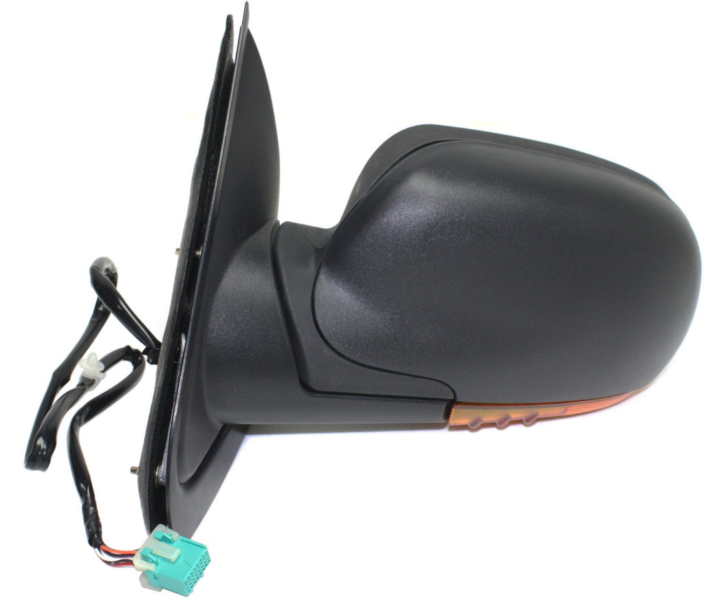 TRAILBLAZER 02-03 MIRROR LH, Power, Manual Folding, Heated, Textured, w/ Signal Light, w/o Memory