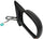 TRAILBLAZER 02-03 MIRROR RH, Power, Manual Folding, Heated, Textured, w/ Signal Light, w/o Memory