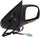 TRAILBLAZER 02-03 MIRROR RH, Power, Manual Folding, Heated, Textured, w/ Signal Light, w/o Memory