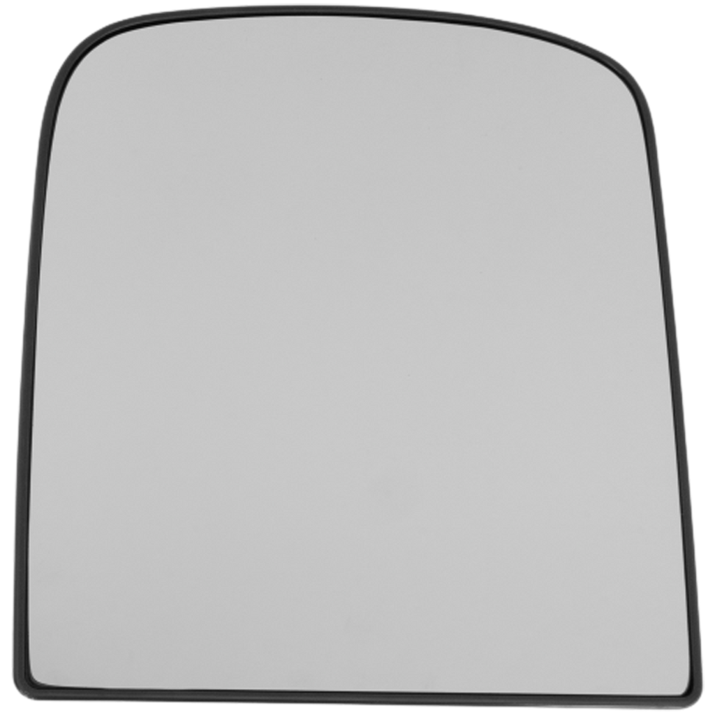 SILVERADO/SIERA 07-19 TOWING MIRROR GLASS LH, Upper, Non-Heated, w/o Backing Plate, BSD, and Signal light, Fits Mirrors w/o Spot Light, (Silverado/Sierra 2500/3500 15-19, 1st Design)