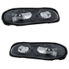 CAMARO 98-02 CLEAR HEAD LAMP RH AND LH, Composite, Lens and Housing, Halogen, Black Interior