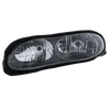 CAMARO 98-02 CLEAR HEAD LAMP RH AND LH, Composite, Lens and Housing, Halogen, Black Interior