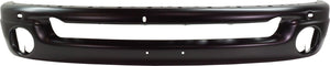 RAM 1500 02-08 FRONT BUMPER, Face Bar, Steel, Black, Fits 2-pc Type Bumper (03-09 RAM 2500/3500)