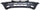 CARAVAN 96-00 FRONT BUMPER COVER, Prmd Top, Txtd Cool Gray Bttm, w/o Fog Light Holes (LE, 96-98/Base/SE Models, 99-00)