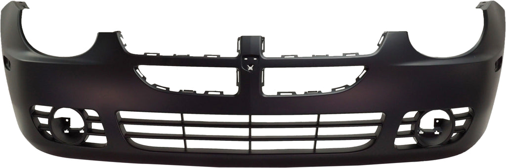 NEON 03-05 FRONT BUMPER COVER, Primed, w/ Fog Light Holes, Exc. SRT-4 Model - CAPA