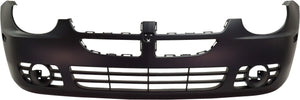 NEON 03-05 FRONT BUMPER COVER, Primed, w/ Fog Light Holes, Exc. SRT-4 Model - CAPA