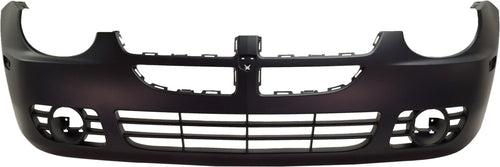 NEON 03-05 FRONT BUMPER COVER, Primed, w/ Fog Light Holes, Exc. SRT-4 Model - CAPA