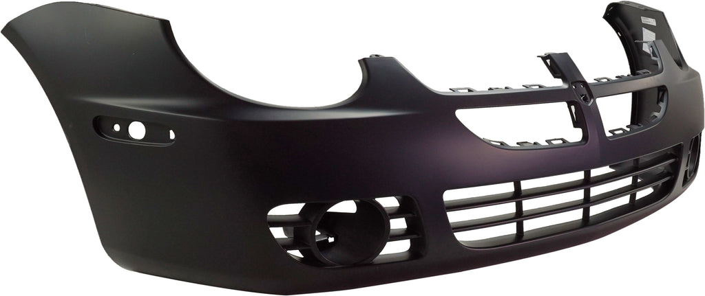 NEON 03-05 FRONT BUMPER COVER, Primed, w/ Fog Light Holes, Exc. SRT-4 Model - CAPA