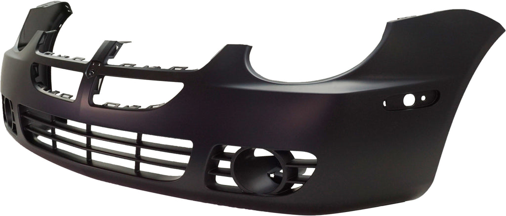 NEON 03-05 FRONT BUMPER COVER, Primed, w/ Fog Light Holes, Exc. SRT-4 Model - CAPA