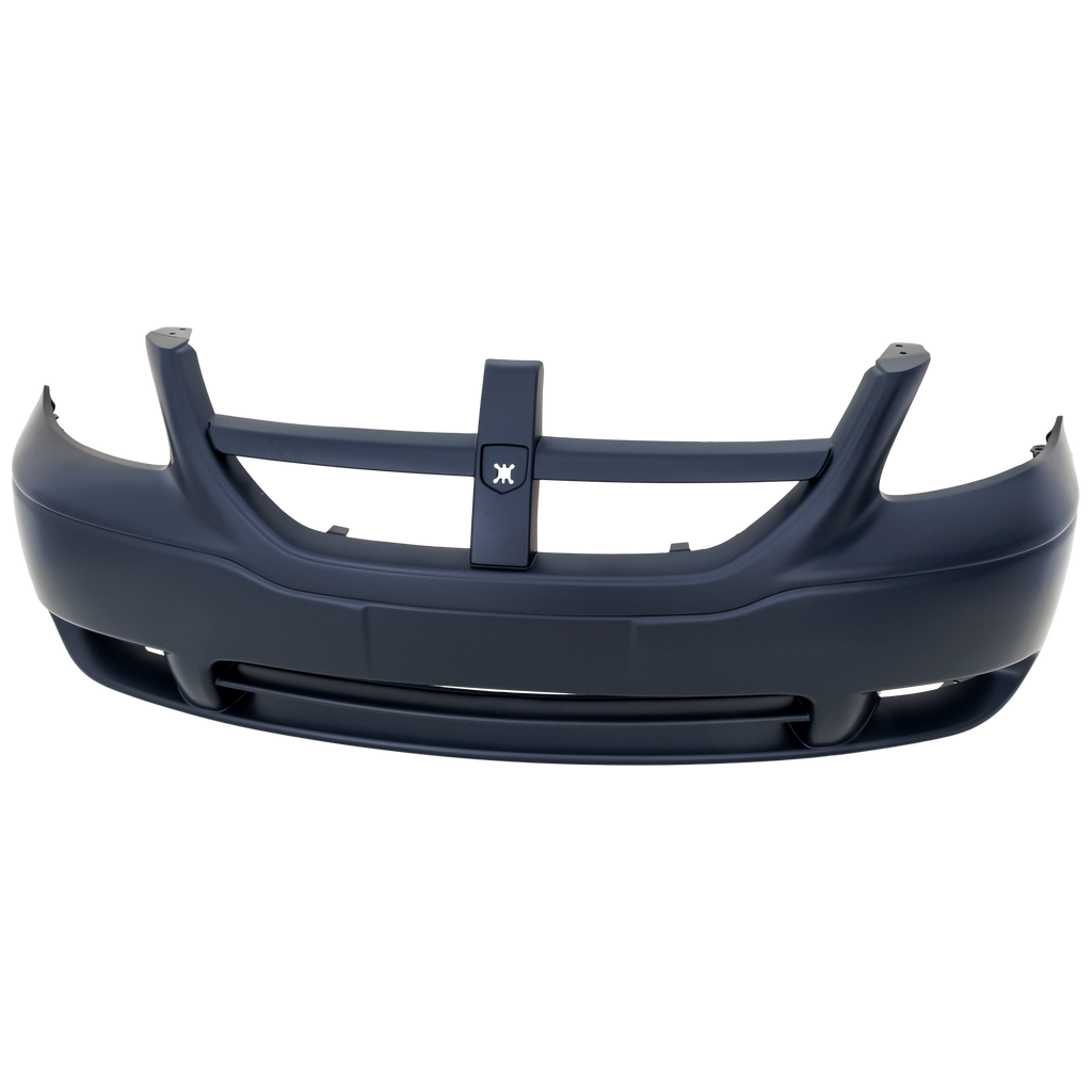 GRAND CARAVAN 05-07 FRONT BUMPER COVER, Primed, w/o Fog Light Holes (=CARAVAN SXT Model)
