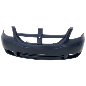 GRAND CARAVAN 05-07 FRONT BUMPER COVER, Primed, w/o Fog Light Holes (=CARAVAN SXT Model)